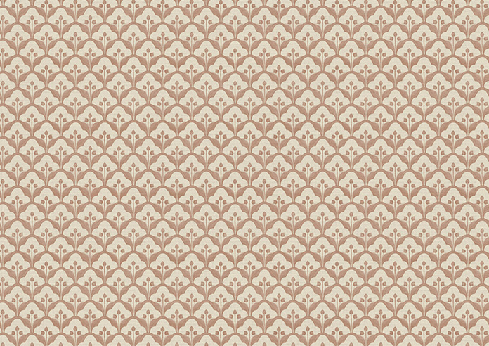 Trellis Prints, Scallop and Bud Manson - Roman Blind - Image 7